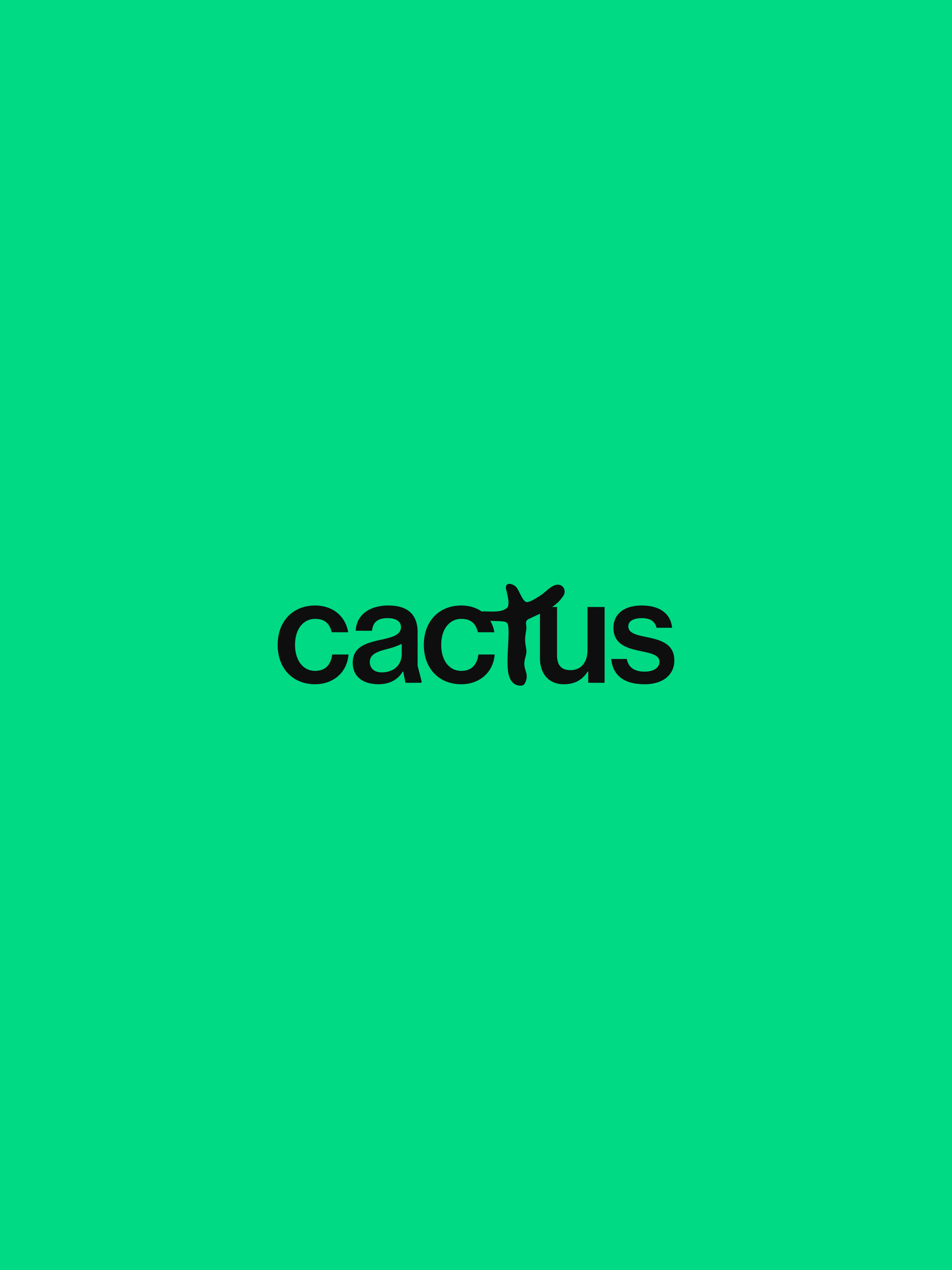 Cactus in a desert landscape