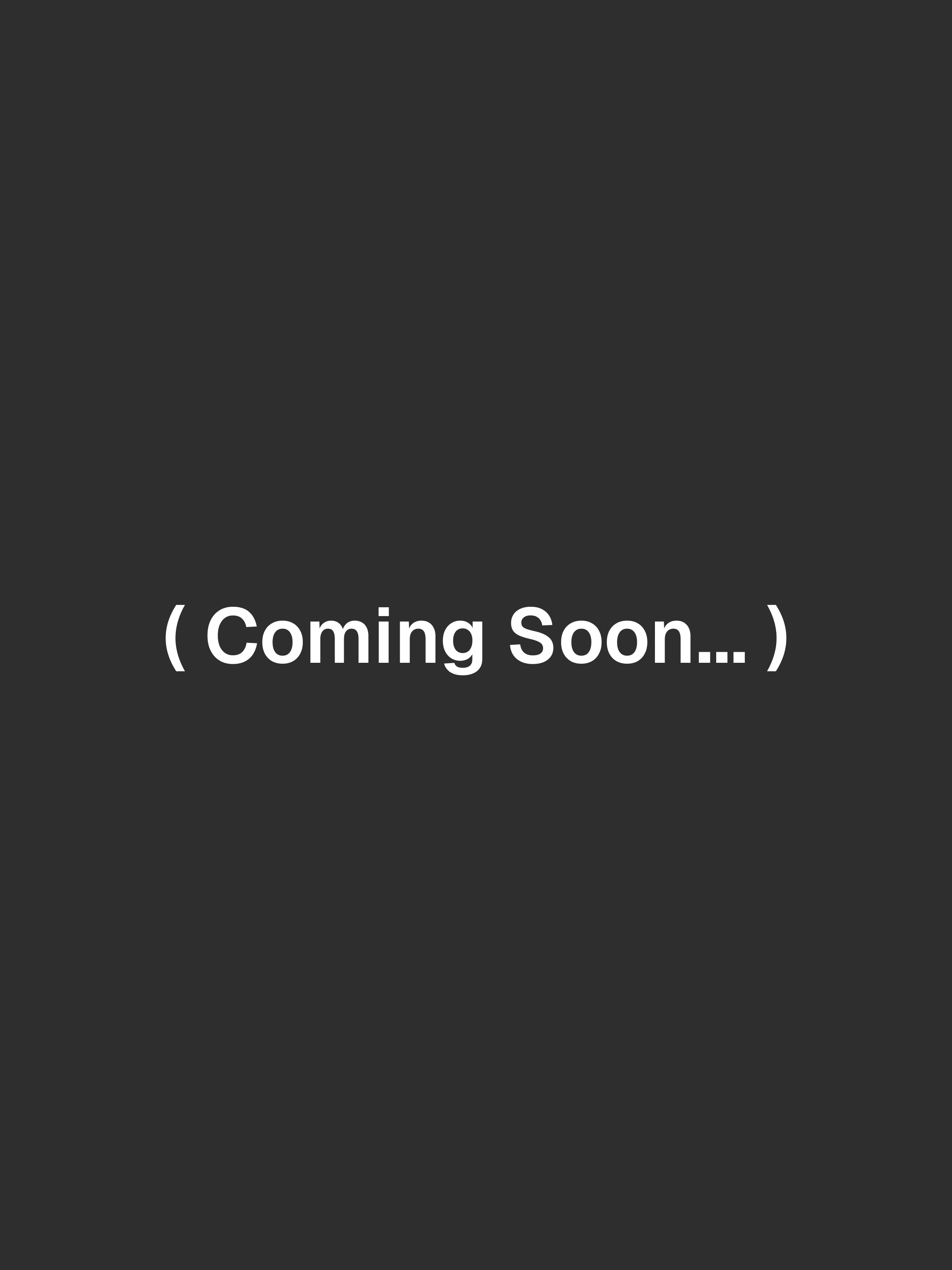 Coming soon placeholder