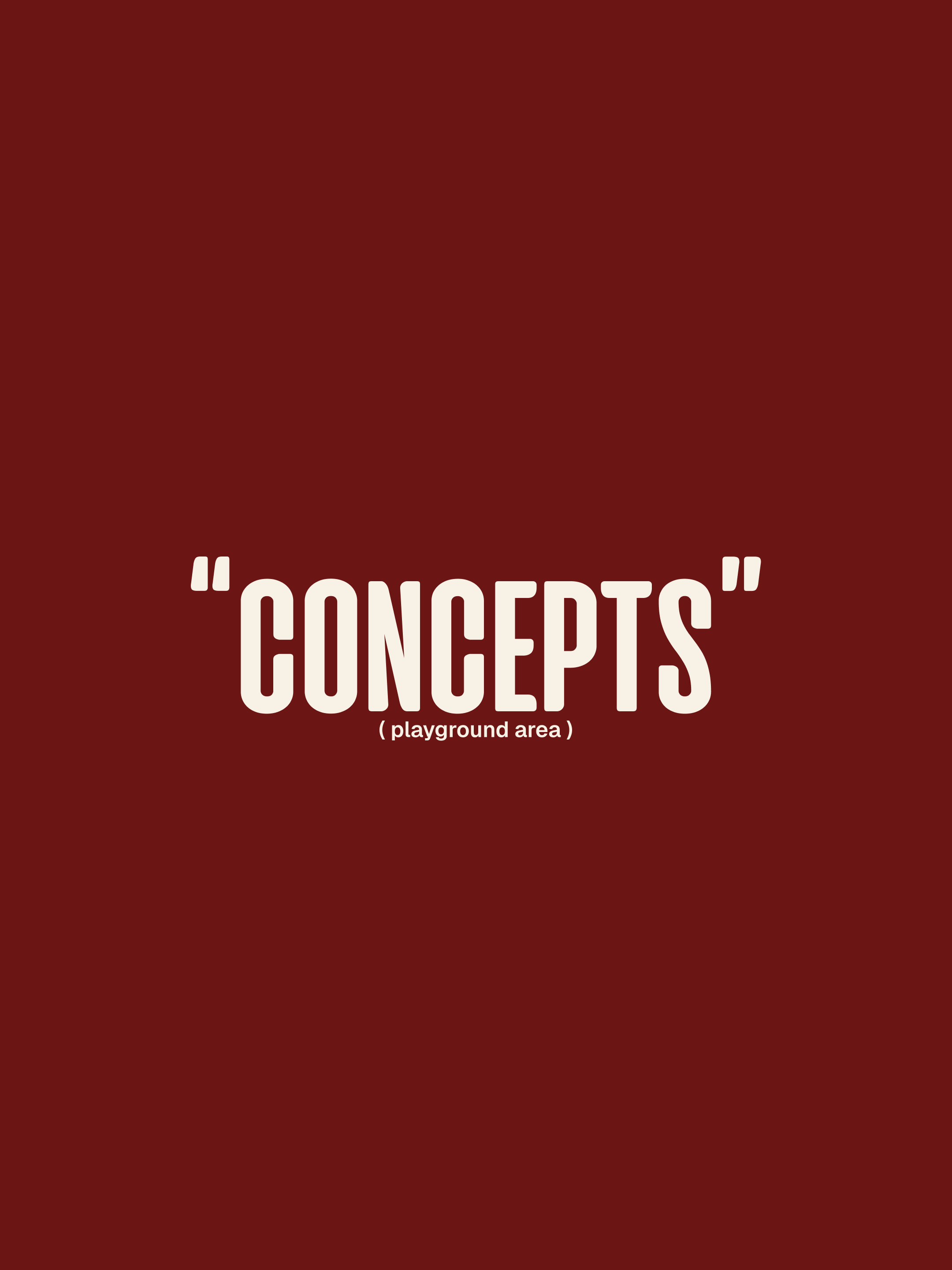 Concepts project cover